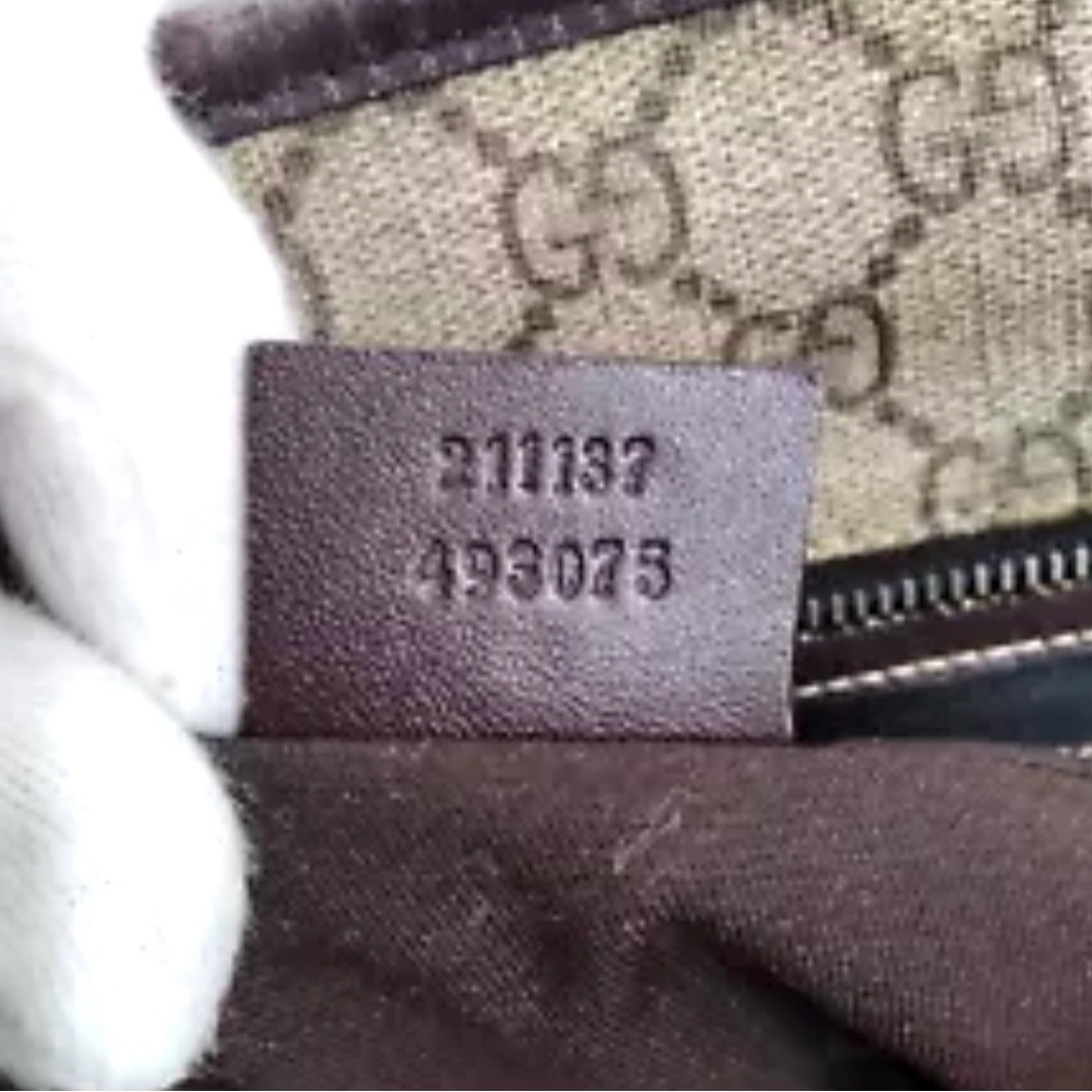 🏆💎💯 GUCCI Tote Bag Brown PVC Bag - Picture 8 of 8